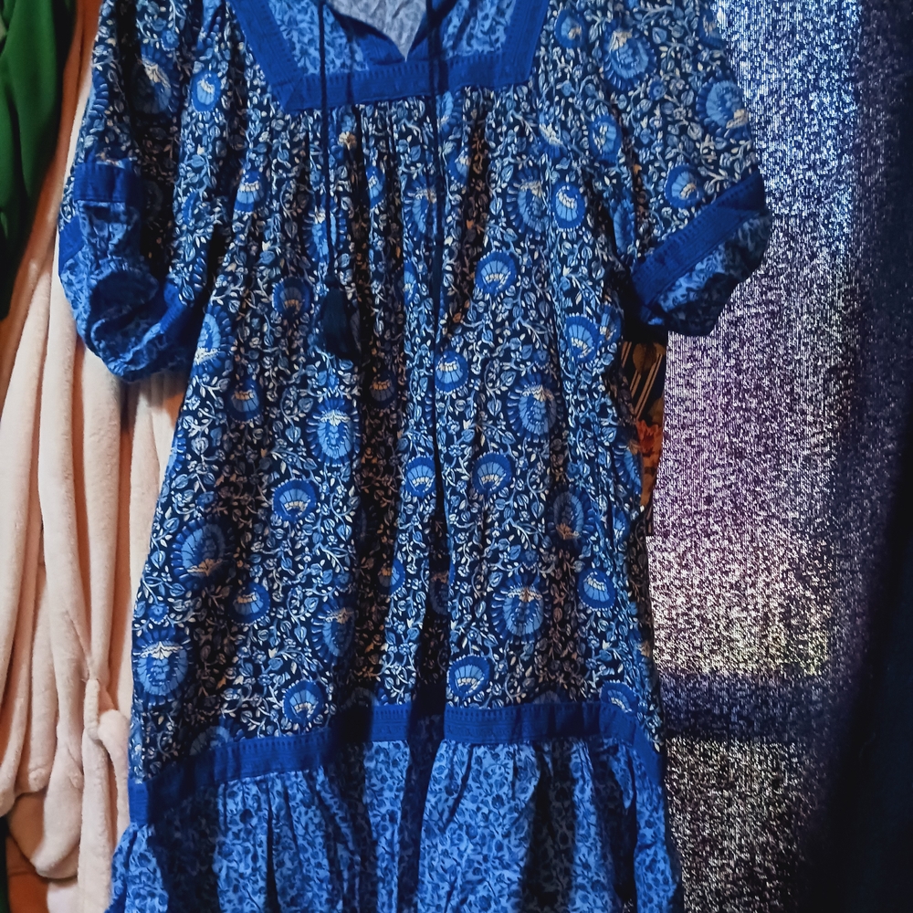 Old Navy Blue Floral Mini Dress